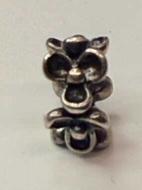 Retired Pandora Wanda’s Garden Floral Spacer Charm 790857 Sterling Silver